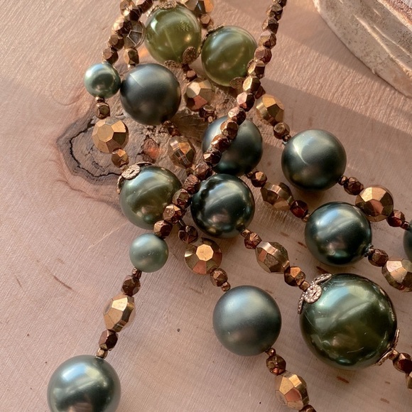 VTG- Vendome- Demi-Parure Fall Moods Necklace & Earring Set- Circa 1950s - Picture 4 of 16